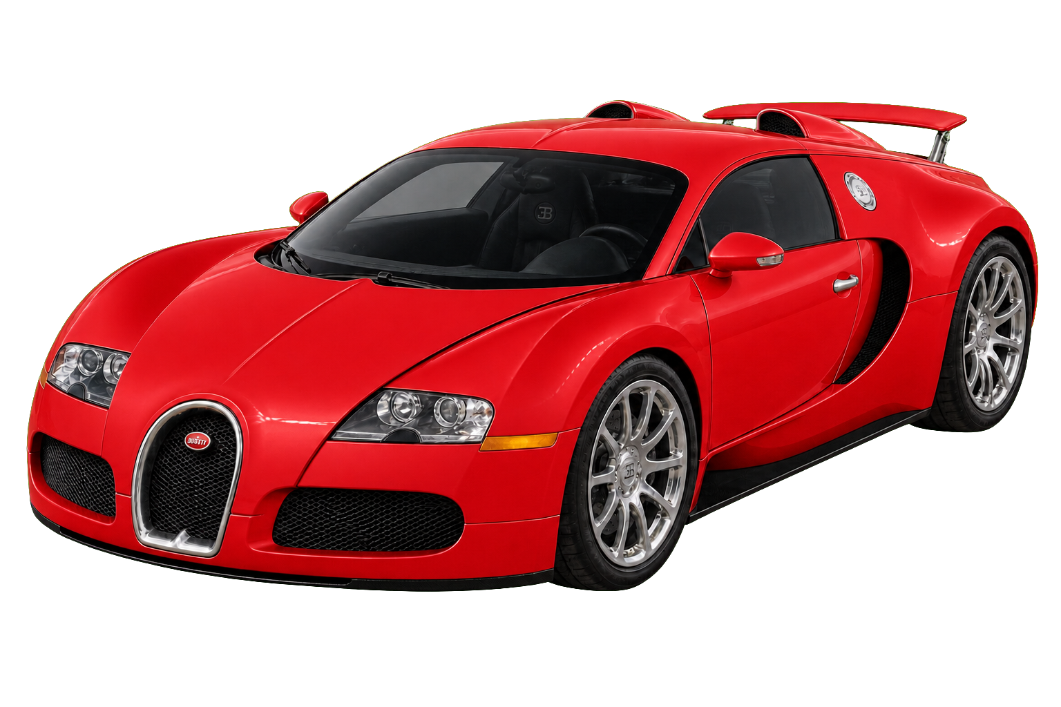 Bugatti Veyron front three-quarter color preview